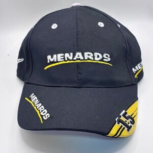 Menards Racing Hat Cap Mens OSFA Black Yellow Embroidered NASCAR Number‎ 15 Gear